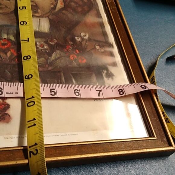 Framed Vintage B Hummel 1939 Art Prints by Verlog Ars sacra Josef Mueller - Picture 7 of 8